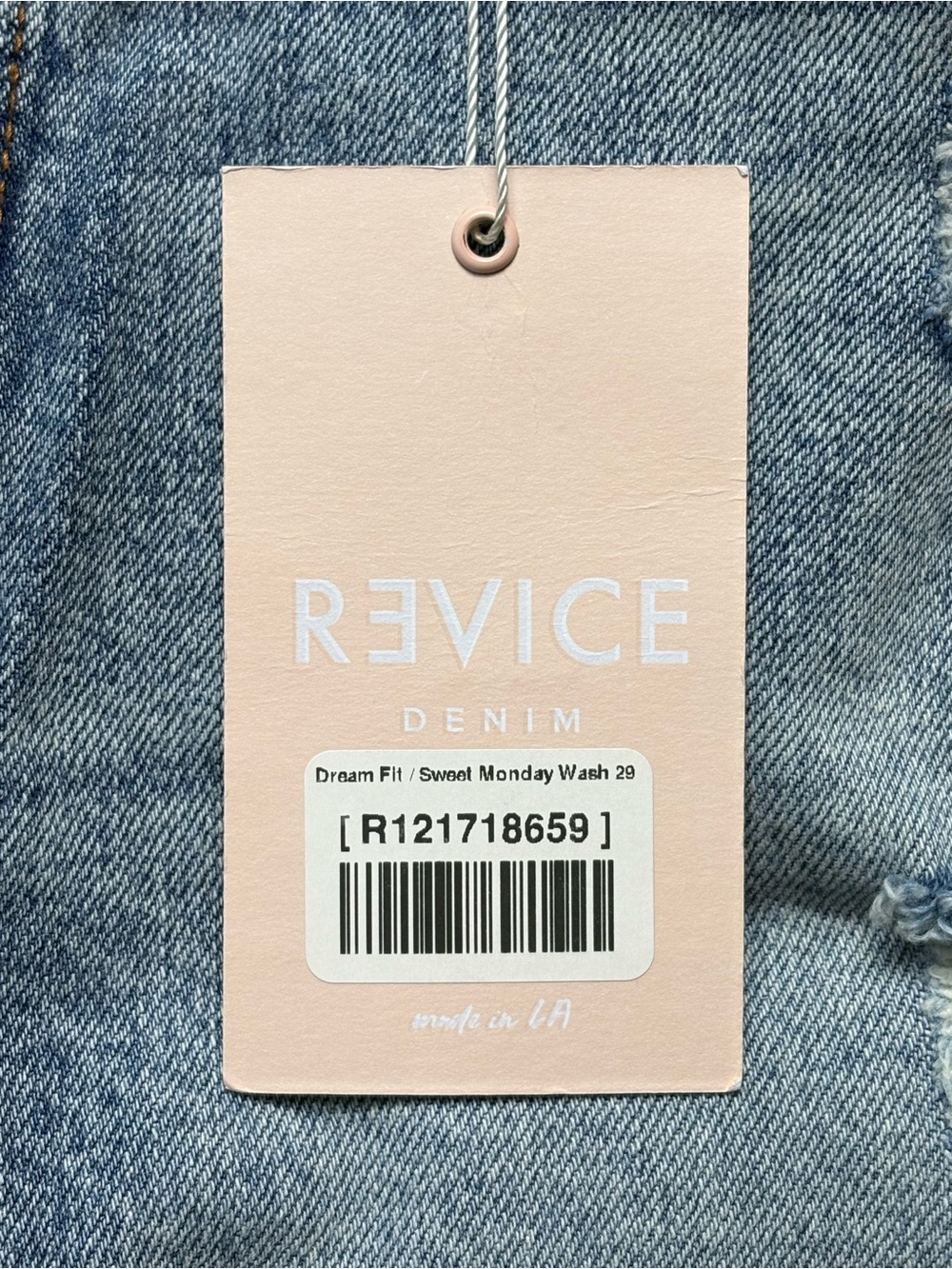 NWT Revice Dream Fit Sweet Monday Wash Distressed Jeans 29 (*Read) - Picture 16 of 16